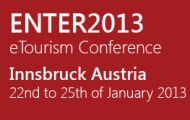 Comunitatea globală de eTourism se reuneşte la ENTER 2013