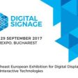 Vino la DIGITAL SIGNAGE, prima expoziție din sud-estul Europei dedicată display-urilor digitale și tehnologiilor interactive!