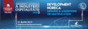 Conferința Națională a Industriei Ospitalității, 10 aprilie, Hotel Sheraton, București
