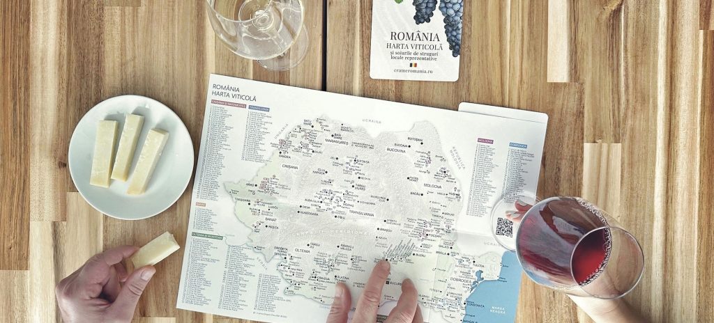 CrameRomania.ro prezintă harta actualizată a turismului viticol din țară