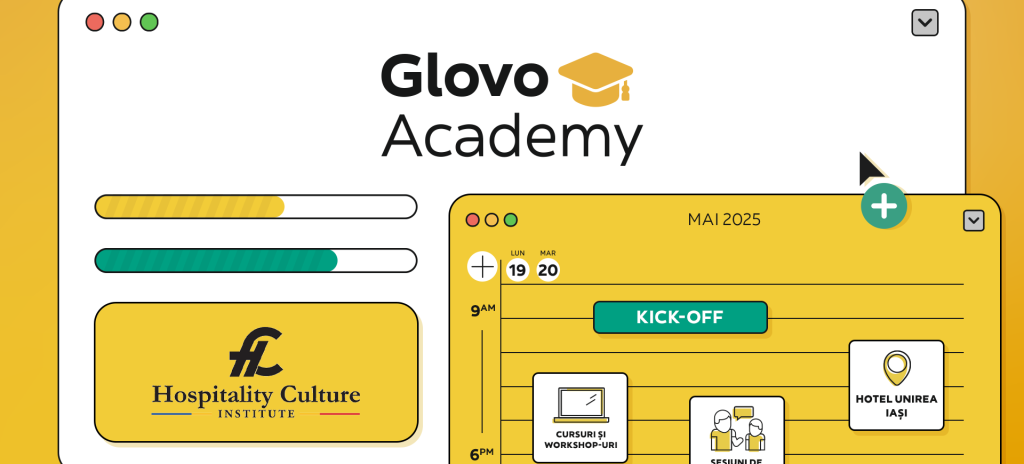 Glovo Academy ajunge la Iași: cursuri interactive de business și digitalizare pentru restaurantele locale și din Republica Moldova